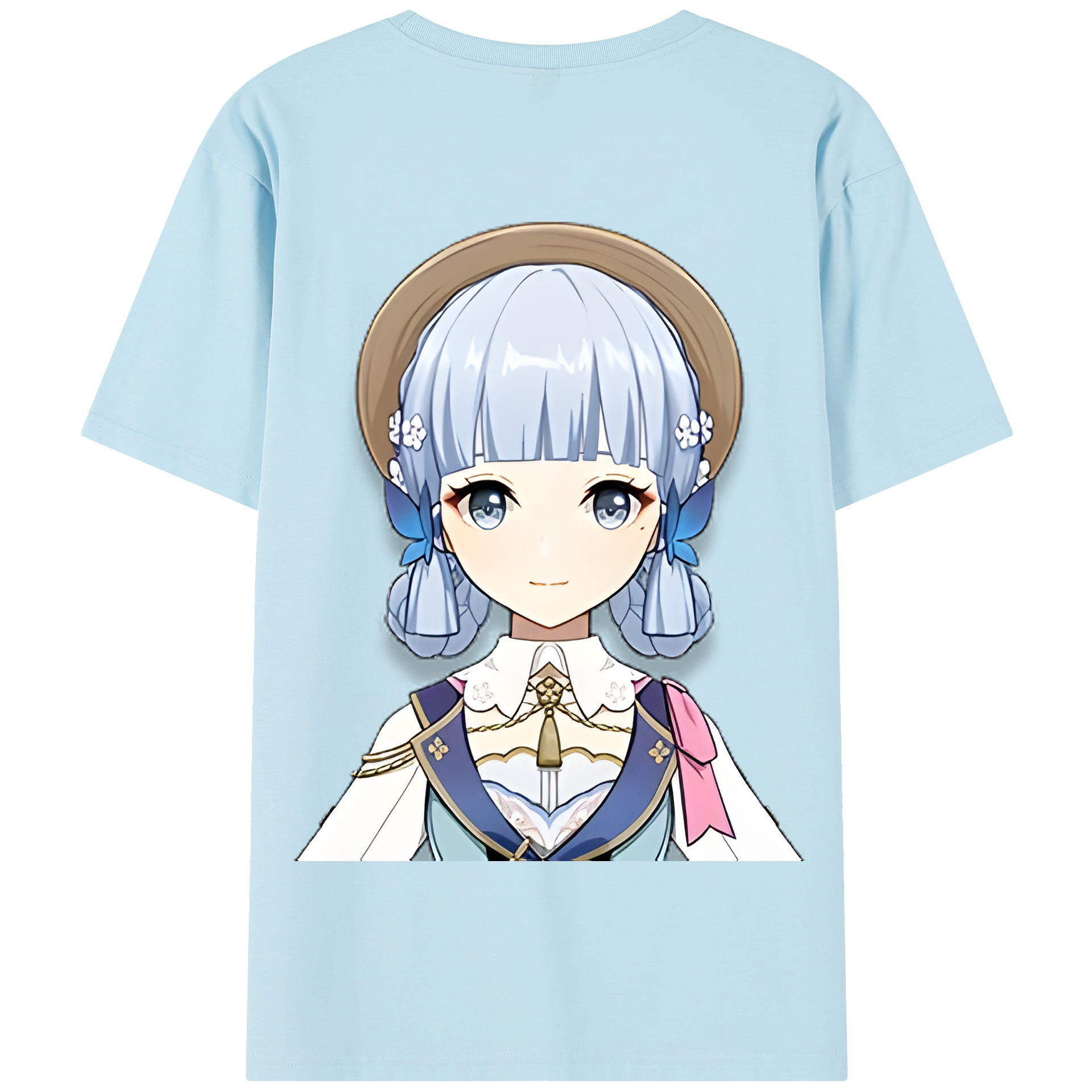 げんし神 神里綾華 神宮寺レン genshin Kamimiya Ren 綿100％半袖Tシャツ（背面プリント）